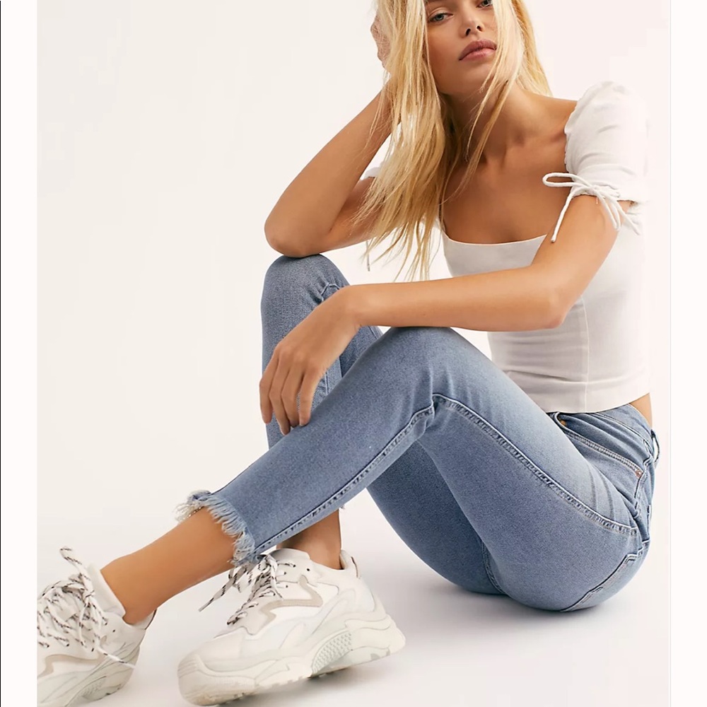 High rise jegging